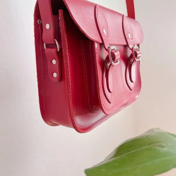 The Cambridge Satchel Company Red 11inch Satchel - Picture 5 of 11
